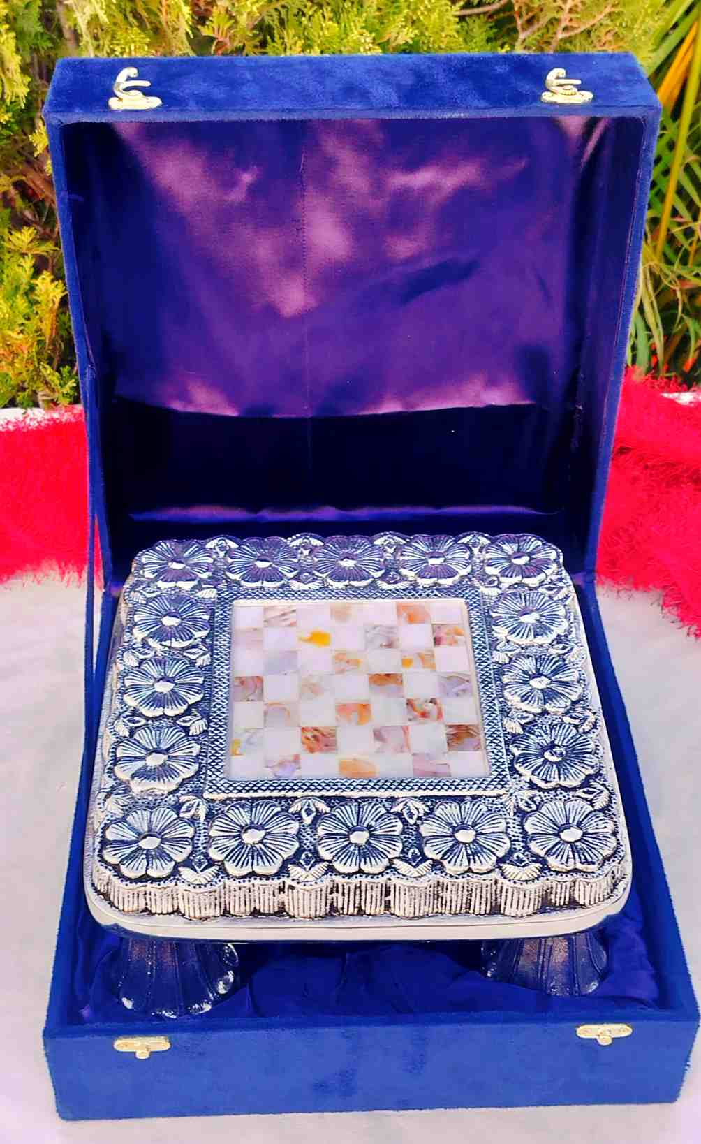 Additional image for Antique German silver Flower chowki