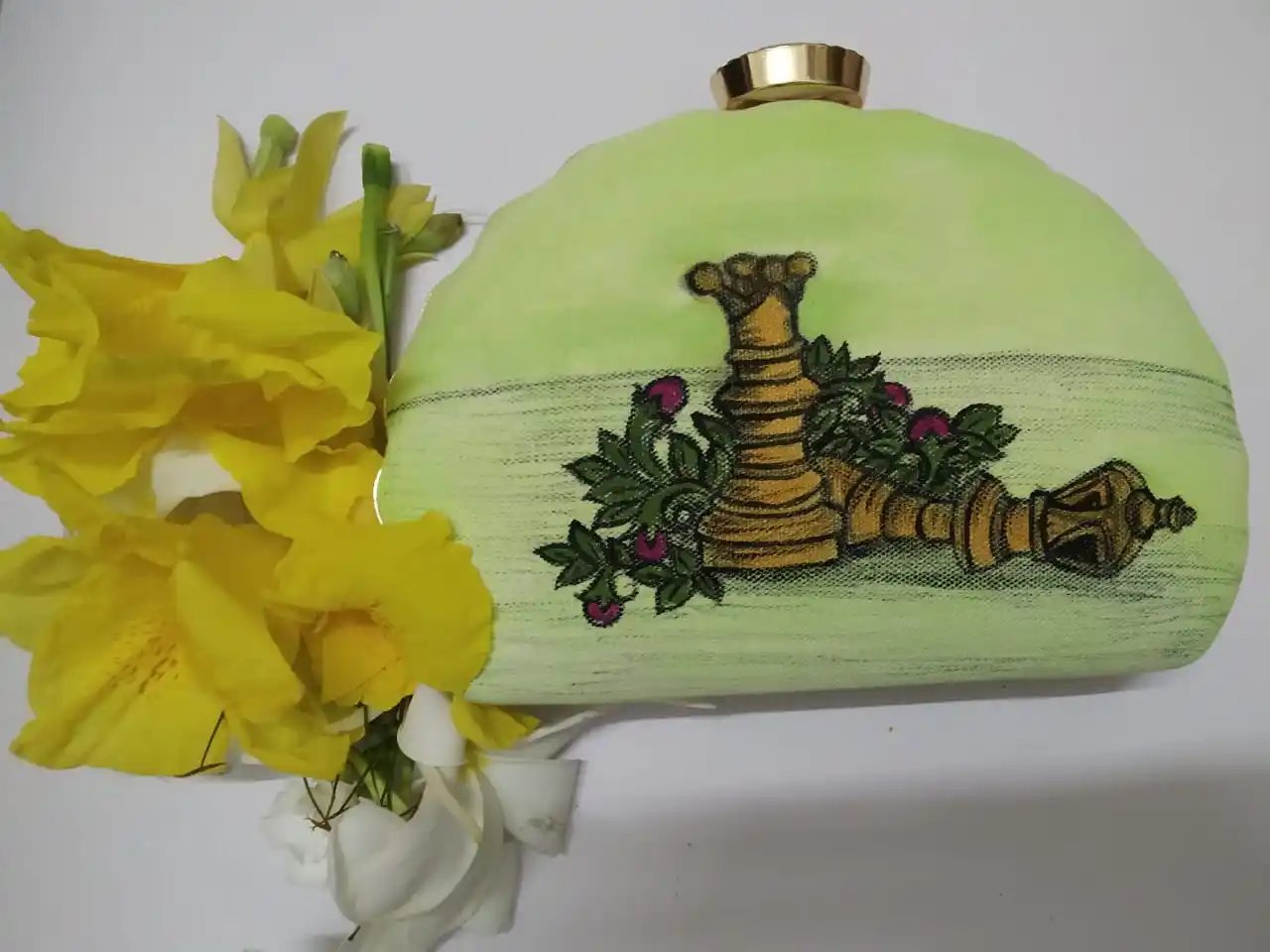 Additional image for Chess Art Handcrafted Evening Clutch