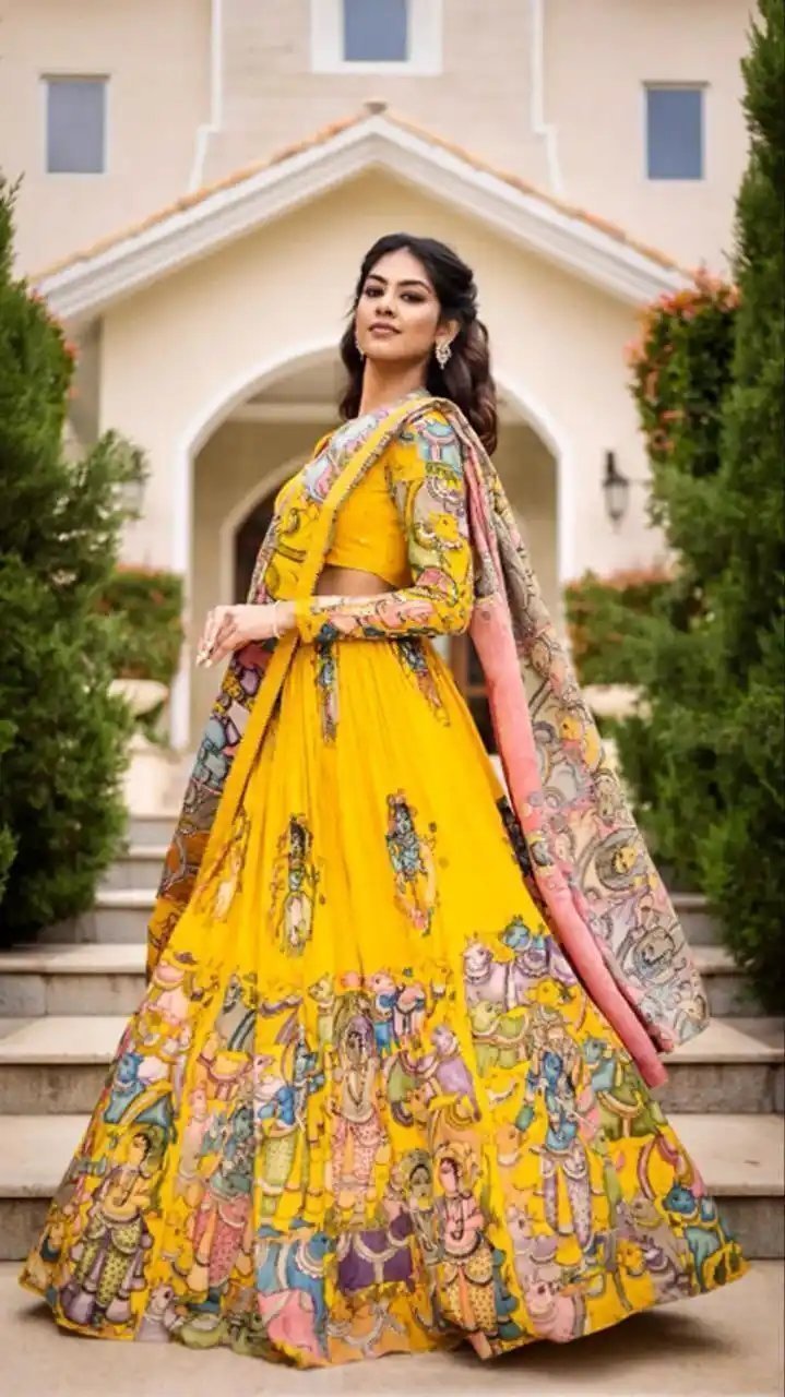 Regal Raga Foil Silk Chaniya Choli