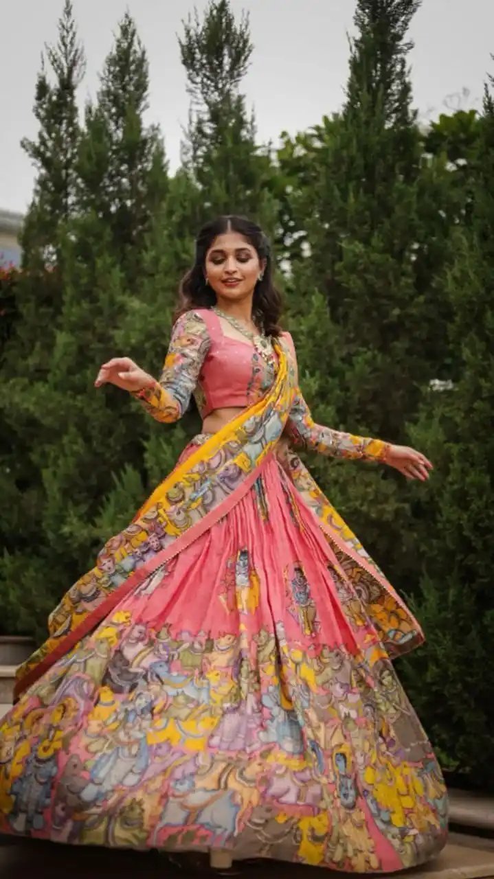 Regal Raga Foil Silk Chaniya Choli